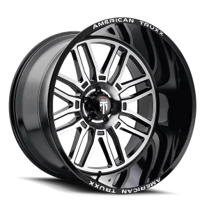 American Truxx – RESTLESS – Black – 20″x10″ -25mm – Summer Wheels – AT1915-2136BM